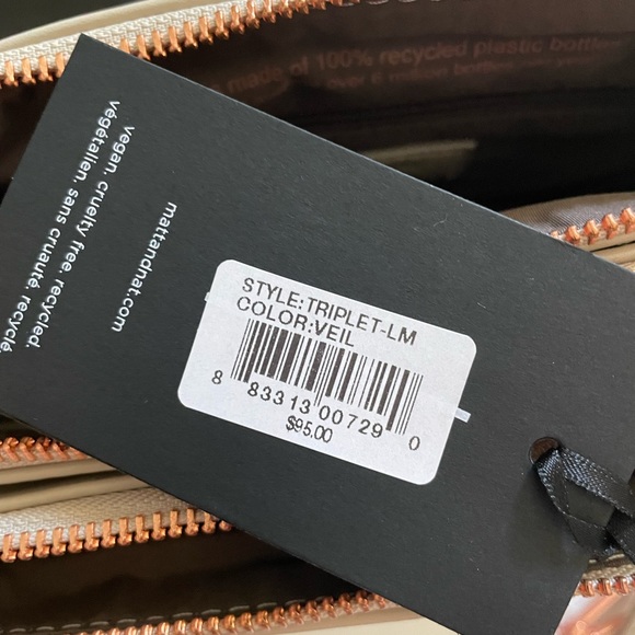 Matt & Nat triplet crossbody in the colour veil. - Picture 3 of 3